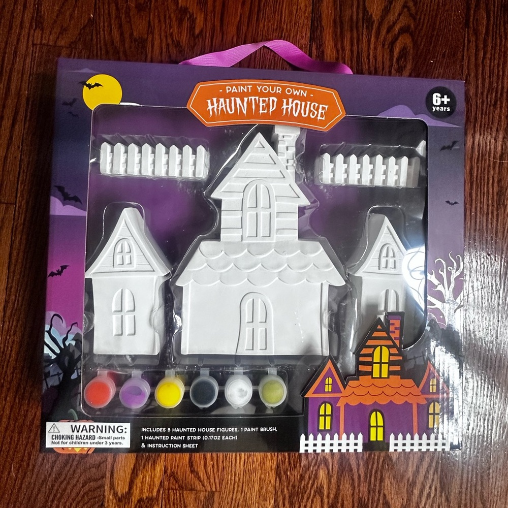 Halloween Paint Your Own Haunted House